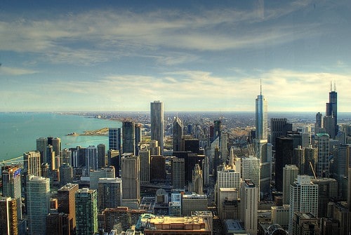 Chicago Skyline Features Chicago's Architecture ~ Best Views In Chicago from John Hancock Observatory