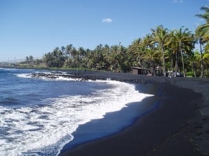 Punaluu Black Sand Beach – Big Island, Hawaii