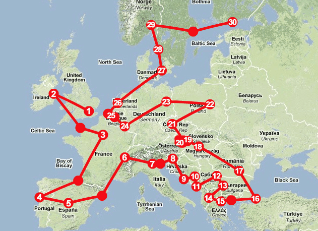 europe train challenge