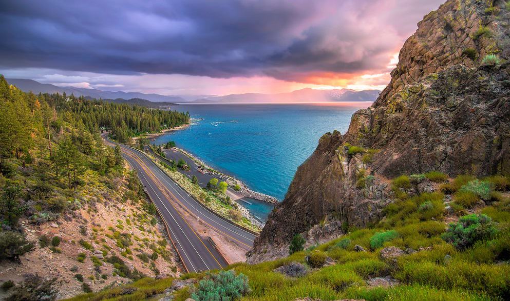 View near Cave Rock, Lake Tahoe