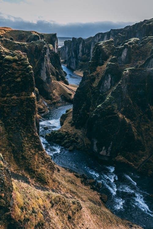 View of a valley