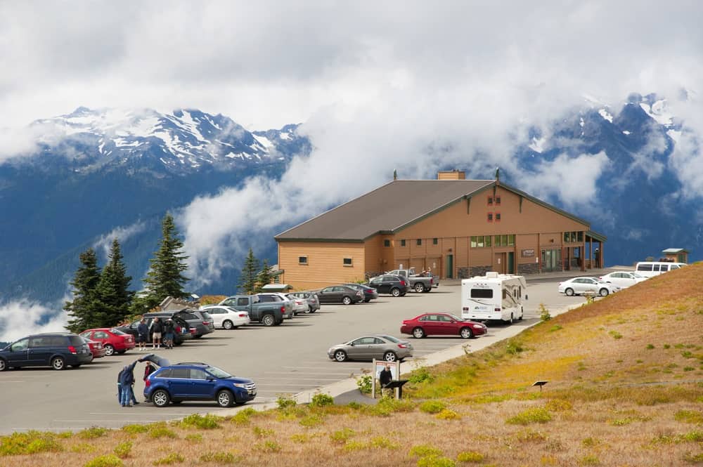 Visitor Centre at Hurricane Ridge in Olympic Park